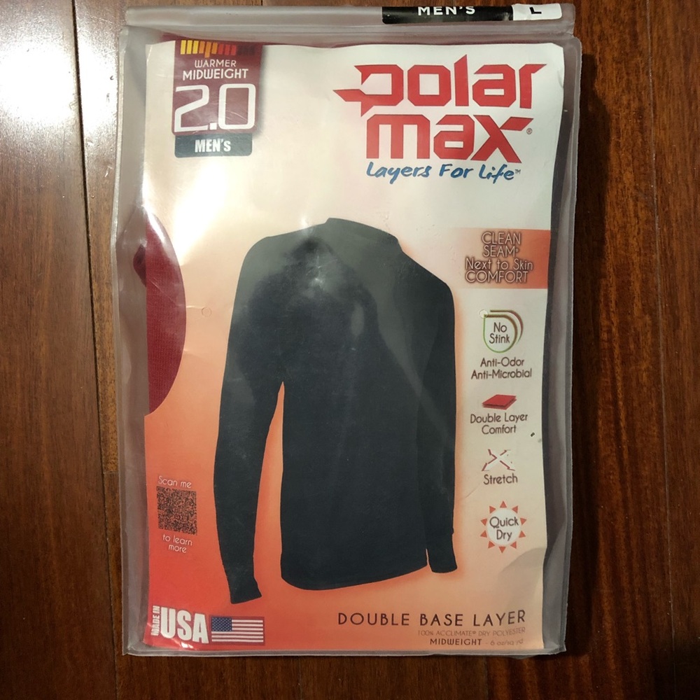 Polarmax Warmer Midweight 2.0 Men’s Crew NEW